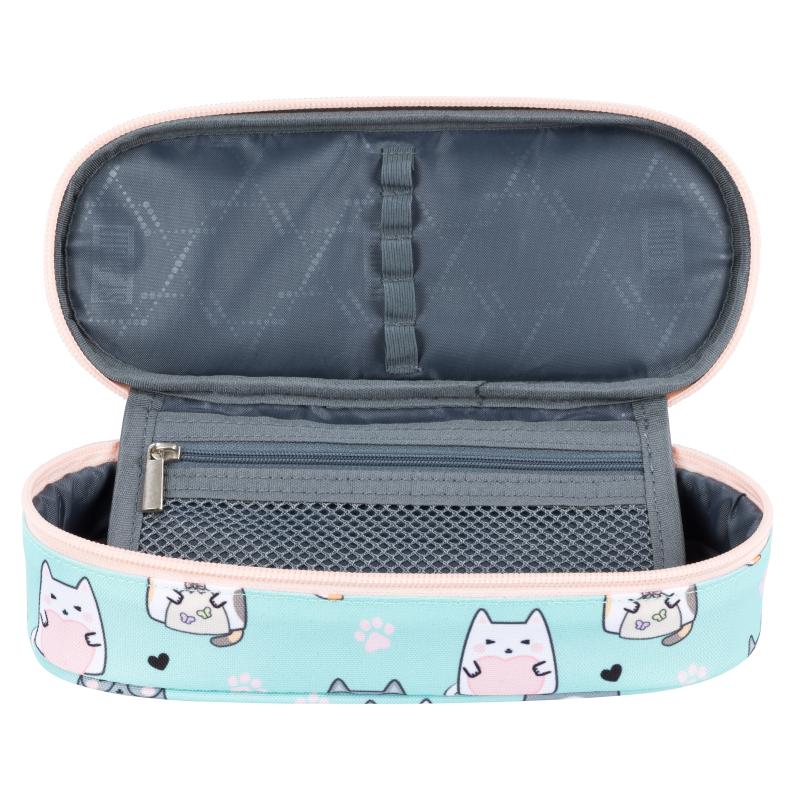 PIÓRNIK SASZETKA Z KLAPKĄ CHARMING CATS STRIGHT PC-01