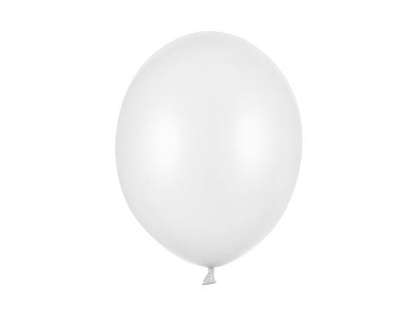 BALONY STRONG METALLIC PURE WHITE 30CM A'100