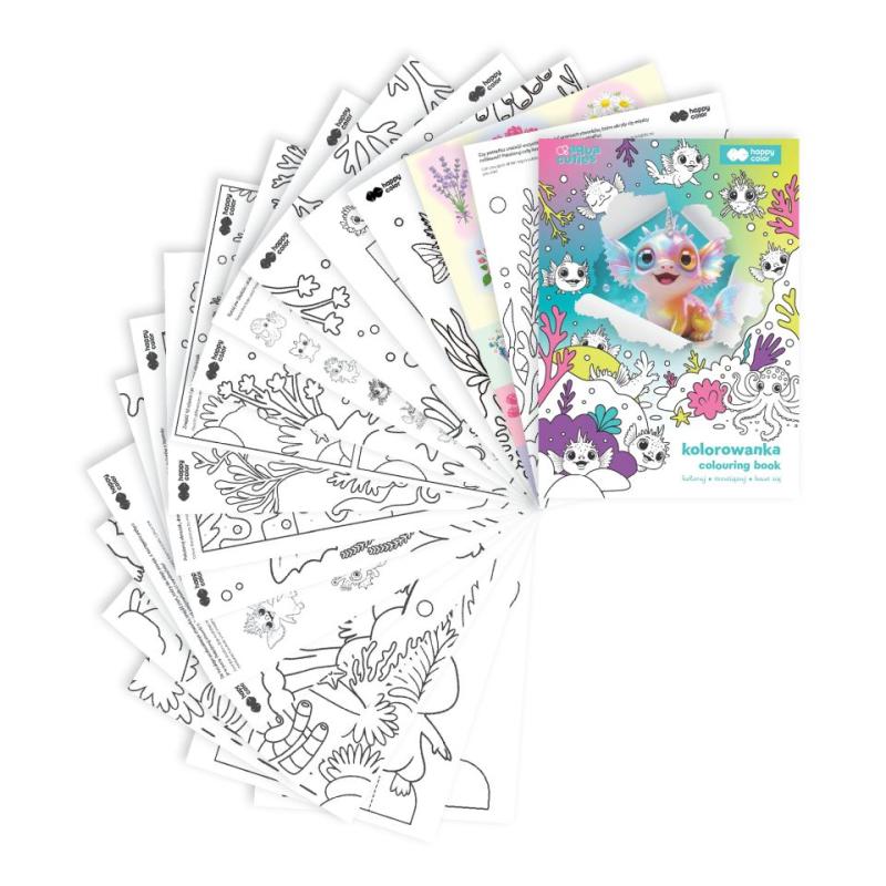 KSIĄŻECZKA KOLOROWANKA AQUA CUTIES A4/16 GDD