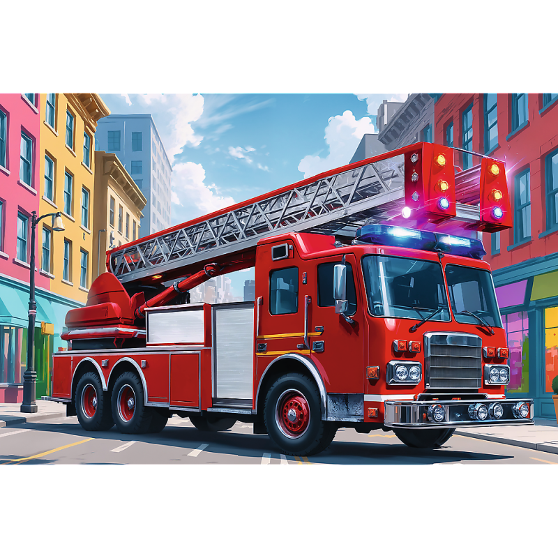 PUZZLE 60 TREFL WÓZ STRAŻACKI