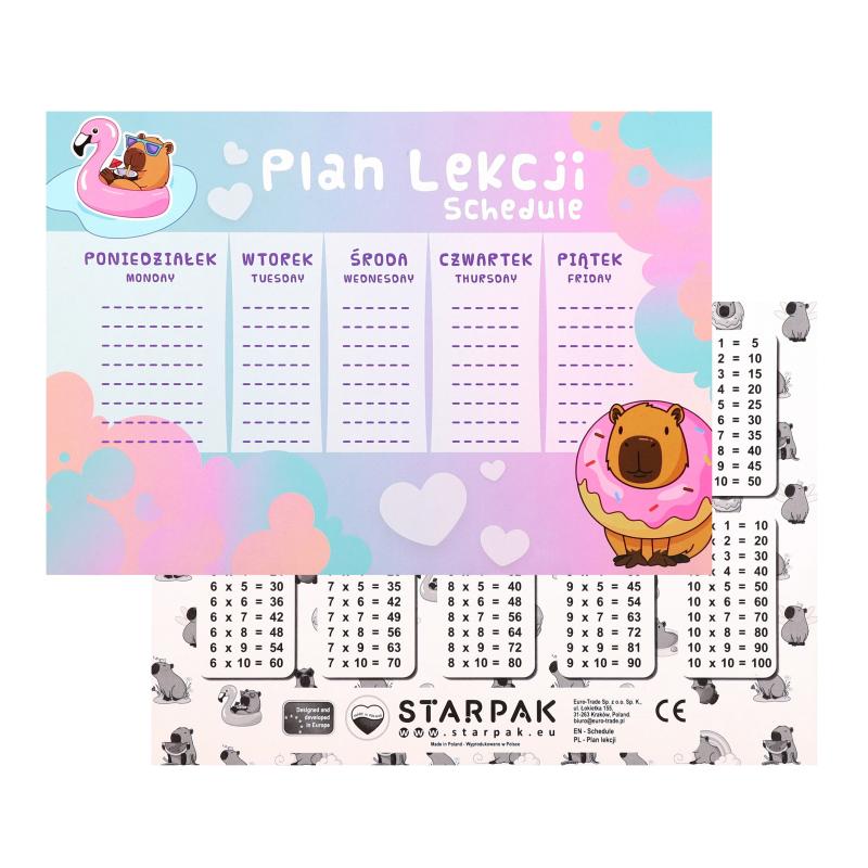 PLAN LEKCJI A5+NAKLEJ NA ZESZ KAPIBARA STK