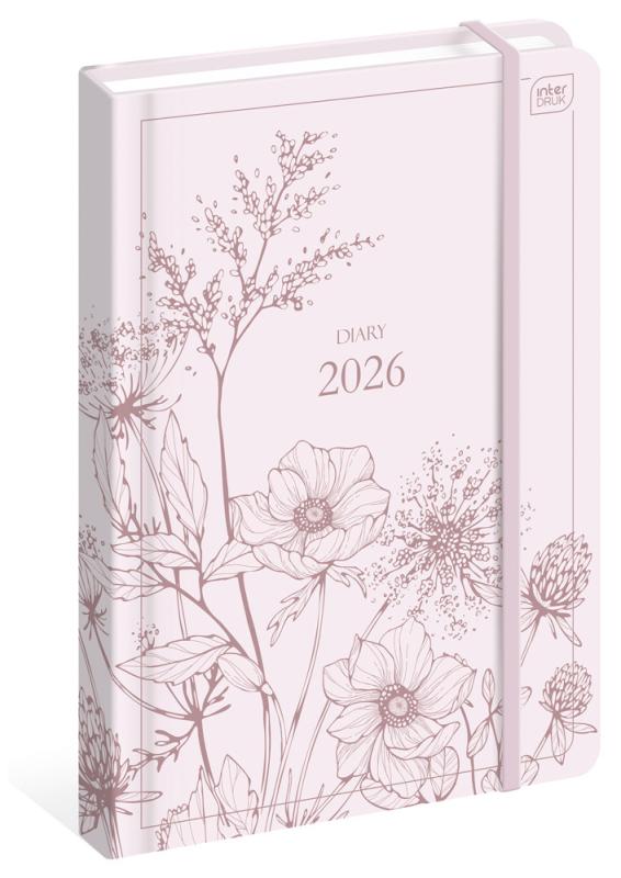 KALENDARZ KSIĄŻ.B5 192 MAT+UV WILDFLO. 2026