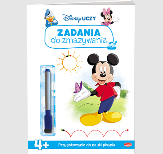 KSIĄŻECZKA DISNEY UCZY MIKI. ZADANIA DO ZMAZYWANIA BANER