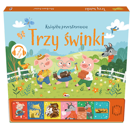 KSIĄŻECZKA SŁUCHAM BAŚNI TRZY ŚWINKI