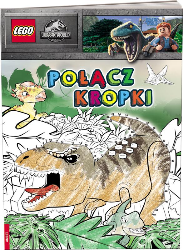 KSIĄŻECZKA LEGO JURASSIC WORLD. POŁĄCZ KROPKI