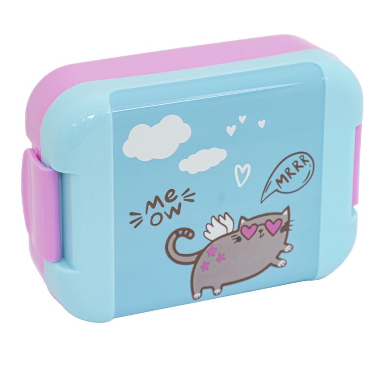 ŚNIADANIÓWKA AQUA PURE MEOW MINT/PINK