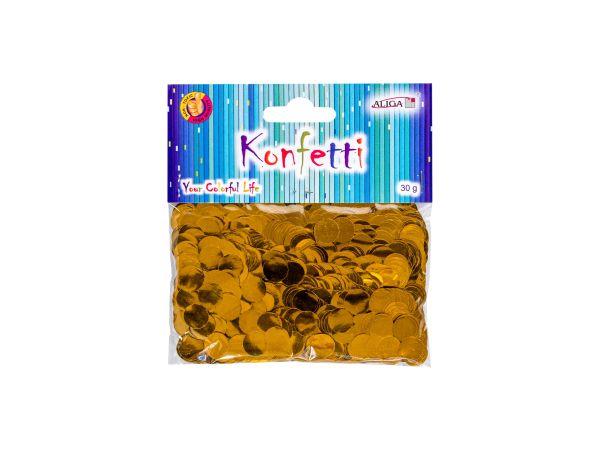 KONFETTI KN-3447 ZŁOTE 10MM 30G