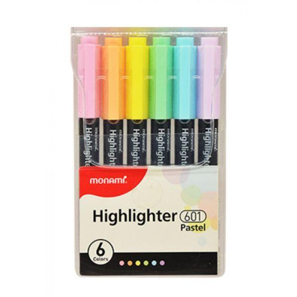 ZAKREŚLACZ 601 PASTEL/6W(C:6C:TH)