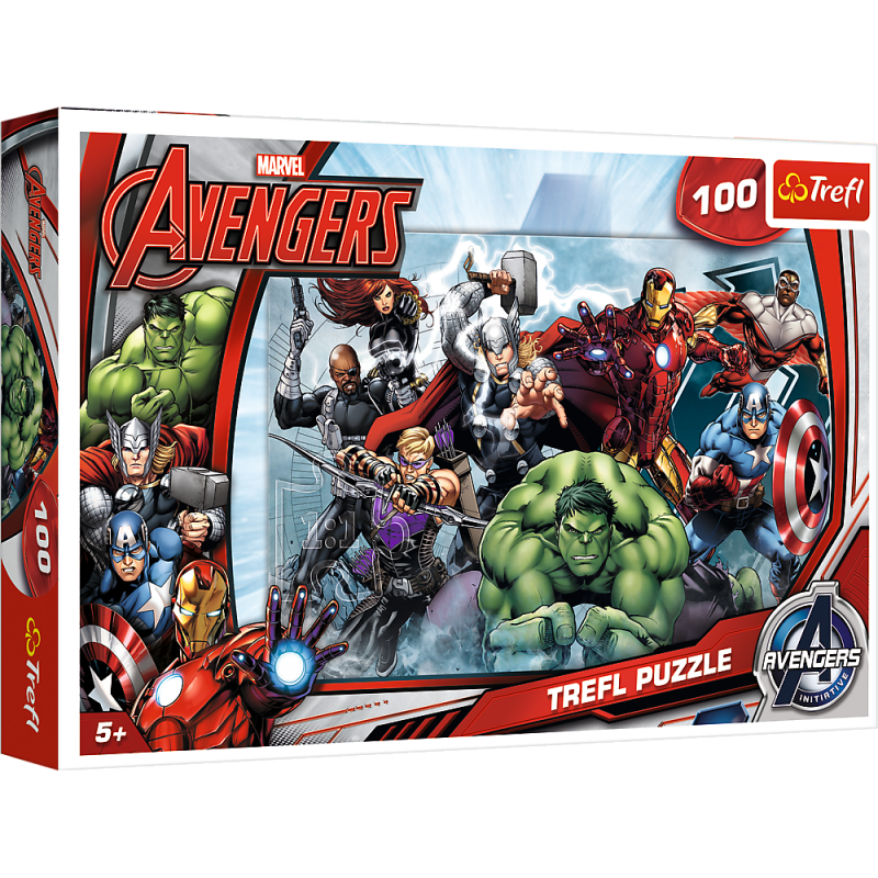 PUZZLE 100 TREFL DO ATAKU DISNEY MARVEL THE AVENGERS