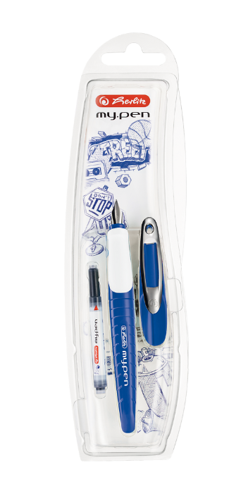PIÓRO WIECZNE HERLITZ MY.PEN M NIEB/BIAŁ BL
