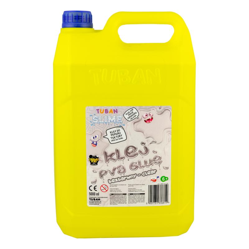KLEJ PVA BEZBARWNY 5 LITRÓW