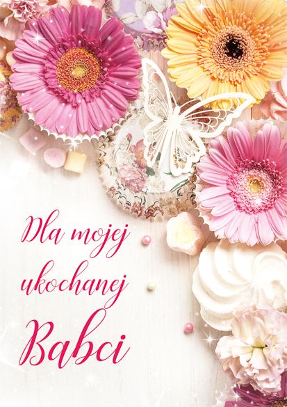 LAURKA B6B POLMAK BROKAT DZIEŃ BABCI I DZIADKA