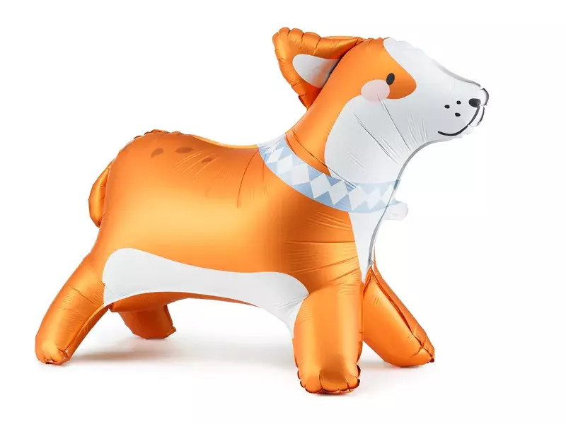 STOJĄCY BALON FOLIOWY CORGI 88X70CM MIX