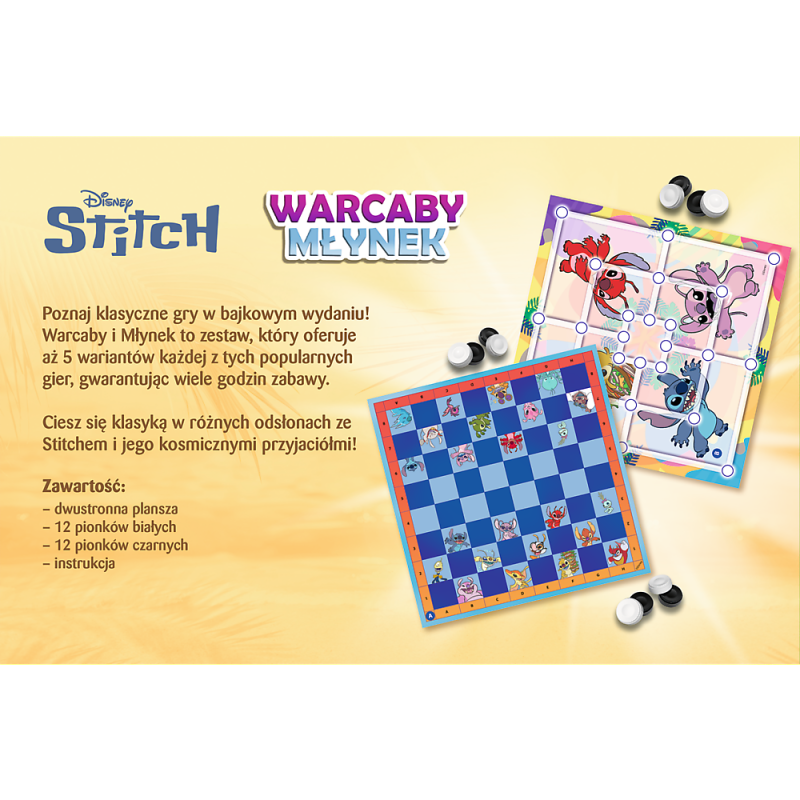 GRA TREFL WARCABY I MŁYNEK LILO & STITCH