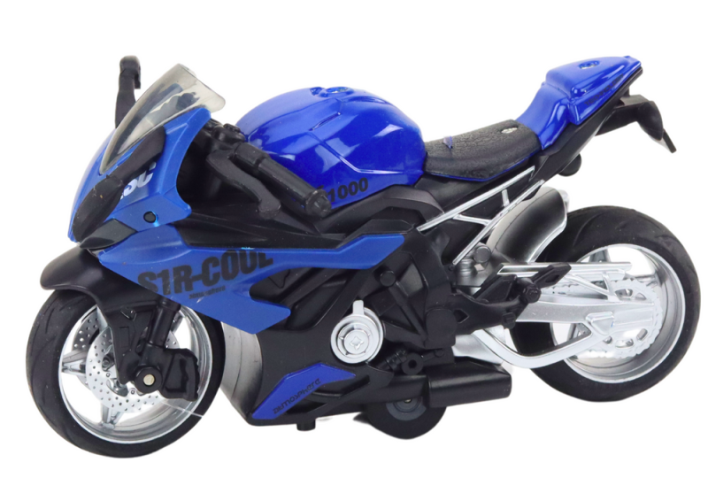 MOTOCYKL SPORTOWY Z NAPĘDEM FRYKCYJNYM 3 KOLORY