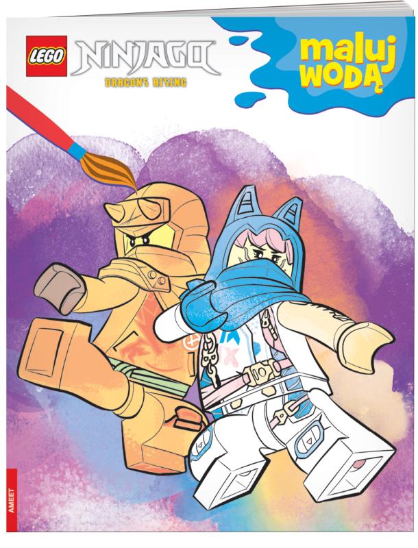 KSIĄŻECZKA LEGO NINJAGO. MALUJ WODĄ
