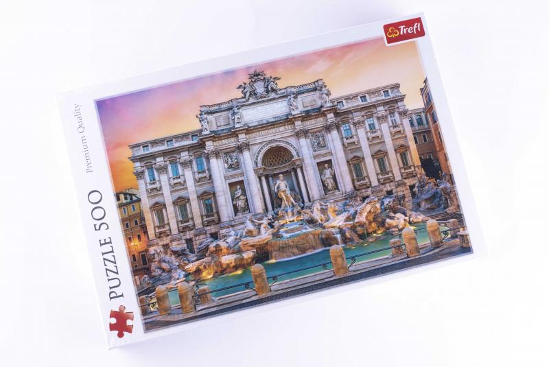 PUZZLE 500 TREFL FONTANNA DI TREVI, RZYM