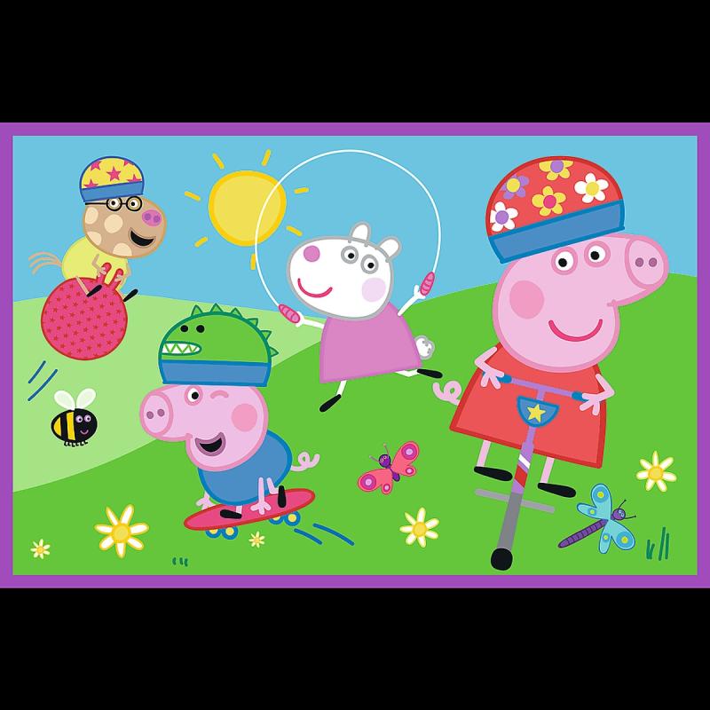 PUZZLE 2X24 TREFL PEPPA NA PLACU ZABAW