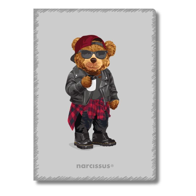 ZESZYT A5/60 # PP TEDDIES 80G NARCISSUS