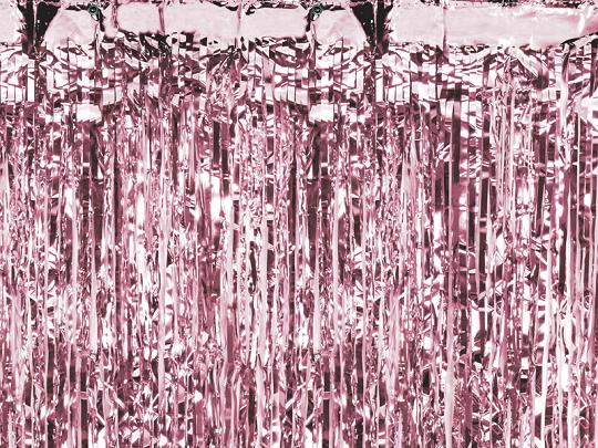 KURTYNA PARTY W KOLORZE ZŁOTYM 90X250CM