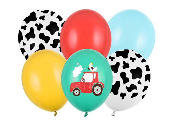 BALONY FARMA 30CM MIX A'6