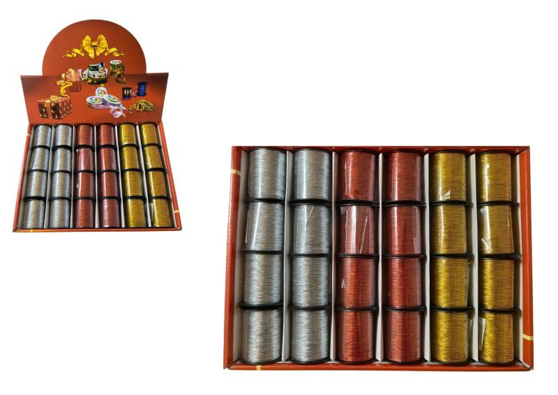 SZNUREK METALIZOWANY 25M A/24