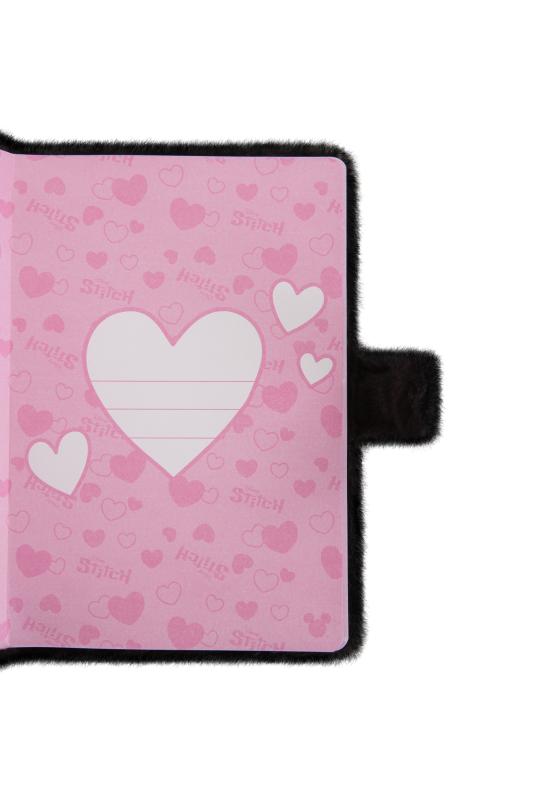 NOTES A5 /80 ZAPIĘCIE STITCH BLACK DISNEY FLUFFY