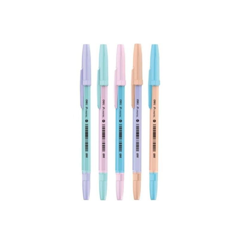 DŁUGOPIS 0,7MM W PASTELOWEJ OBUDOWIE NIEBIESKI DELI A50