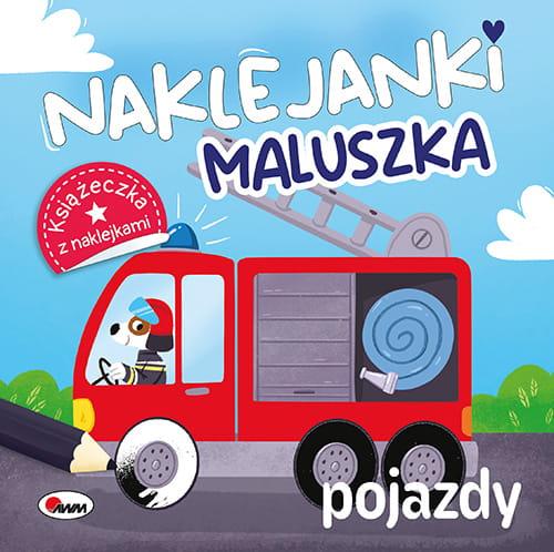 KSIĄŻECZKA NAKLEJANKI MALUSZKA POJAZDY