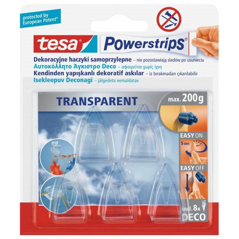 HACZYK SAMOPRZYLEPN + DECO TESA PRZEŹROCZYSTE 5 SZT, BLISTER