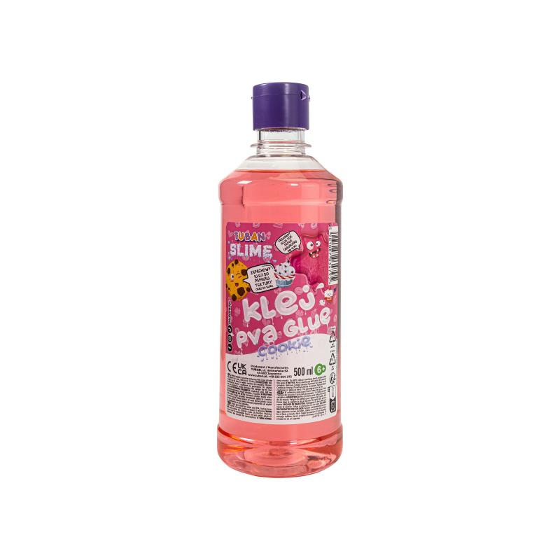 KLEJ PVA O ZAPACHU CIASTKA - RÓŻOWY 500ML TUBAN