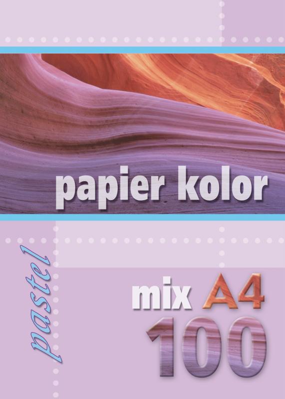 PAPIER KS.A4/100 PASTEL MIX KRESKA