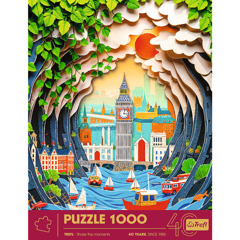 PUZZLE 1000 TREFL LONDYN