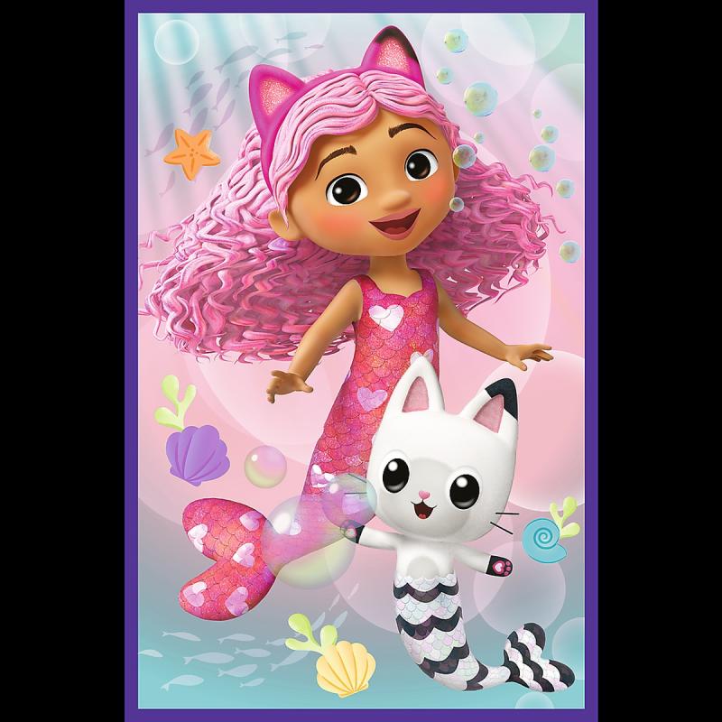 PUZZLE 3X80 TREFL KOLOROWE DNI GABBY