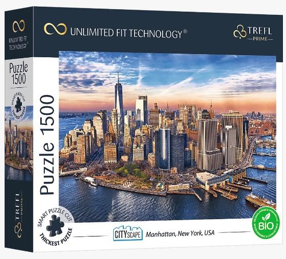 PUZZLE 1500 TREFL MANHATTAN NOWY JORK USA