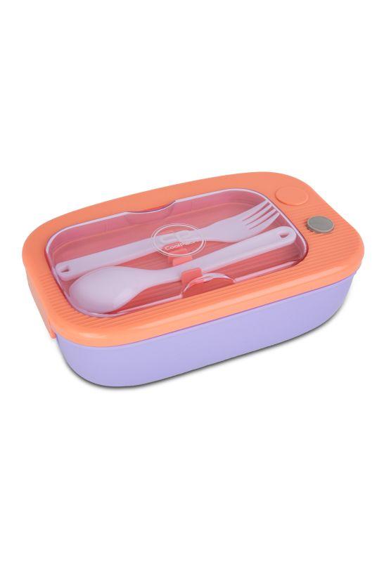 ŚNIADANIÓWKA CP MIL - 1100 ml - PEACH/PURPLE