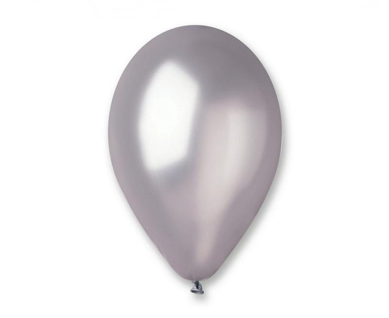 BALON METAL 12 A'100 SREBRNY