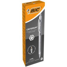 OŁÓWEK AUTOMATYCZNY CRITERIUM 2MM SREBRNY BCL A/12