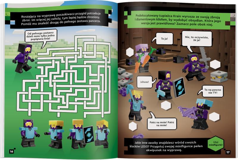 KSIĄŻECZKA LEGO MINECRAFT MISJA WITHER