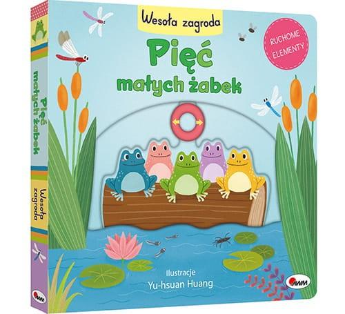 KSIĄŻECZKA WESOŁA ZAGRODA PIĘĆ MAŁYCH ŻABEK