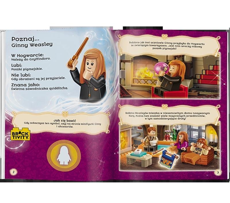 KSIĄŻECZKA LEGO HARRY POTTER. TOWARZYSZE ZABAW