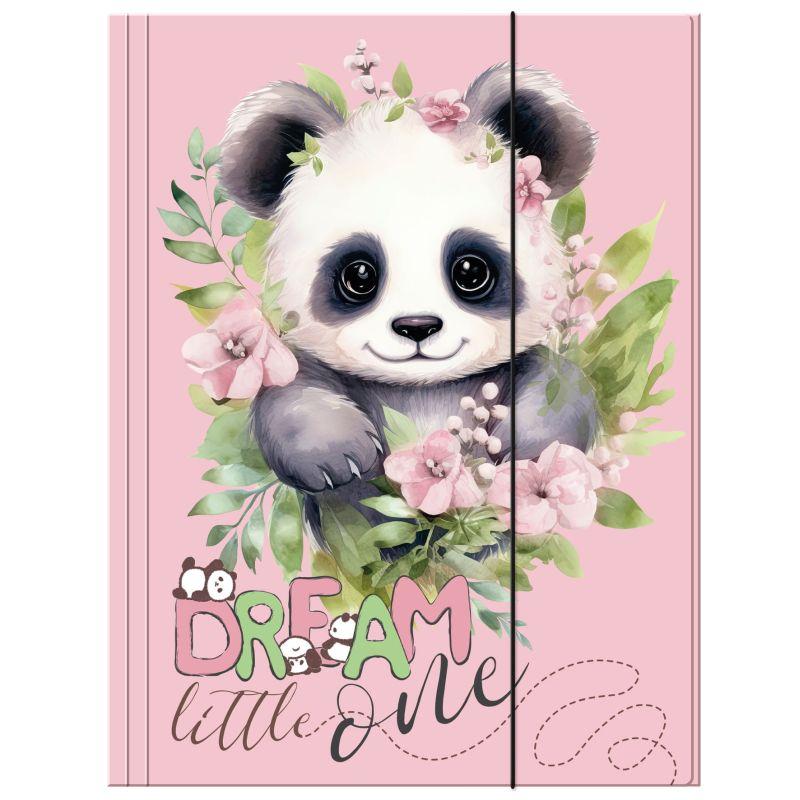 TECZKA Z GUMKĄ A4 PANDA 10