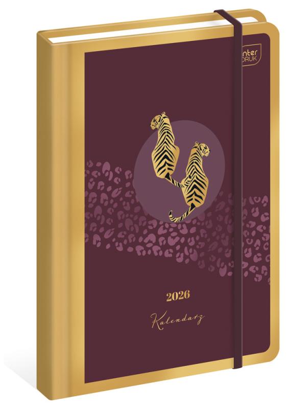 KALENDARZ KSIĄŻKOWY B6 192 METAL.SATIN 2026