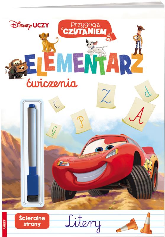 KSIĄŻECZKA DISNEY UCZY MIX. ELEMENTARZ ĆWICZENIA. LITERY