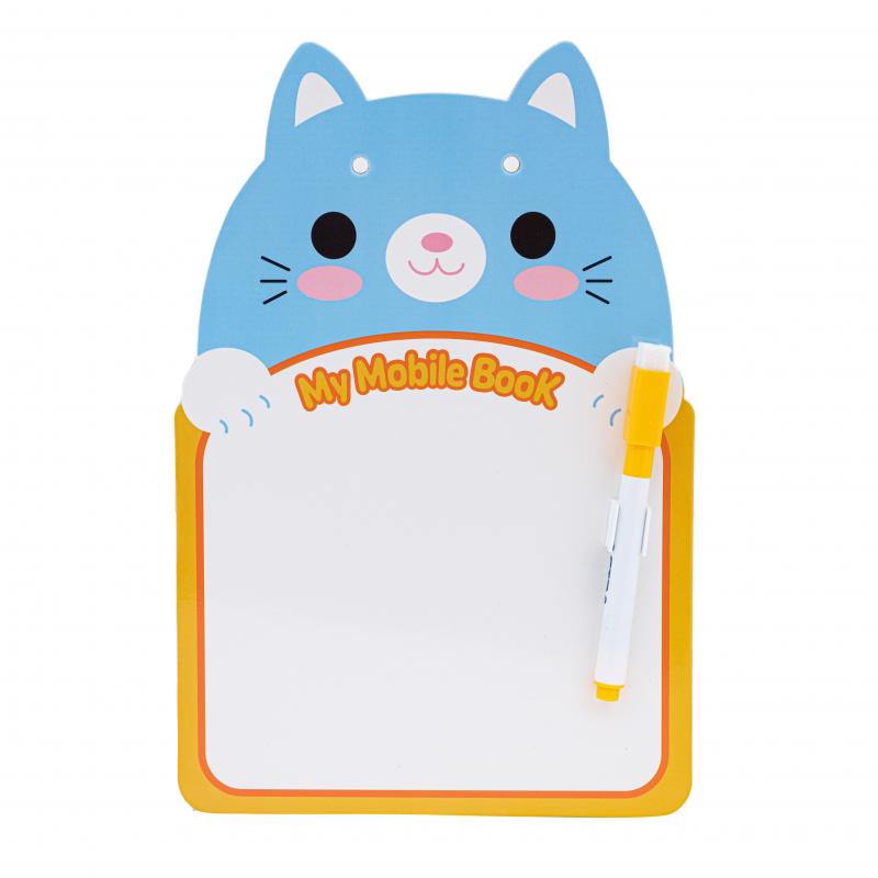 TABLICA SUCHOŚCIERALNA ASTRAFUN 24,5 × 16,5cm - Jednorożec, Miś, Panda