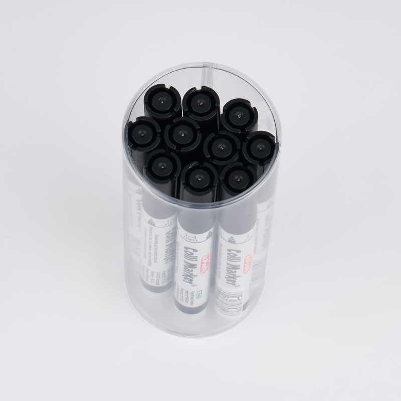 MARKER PERMANENTNY COLI CZARNY TUBA 10SZT