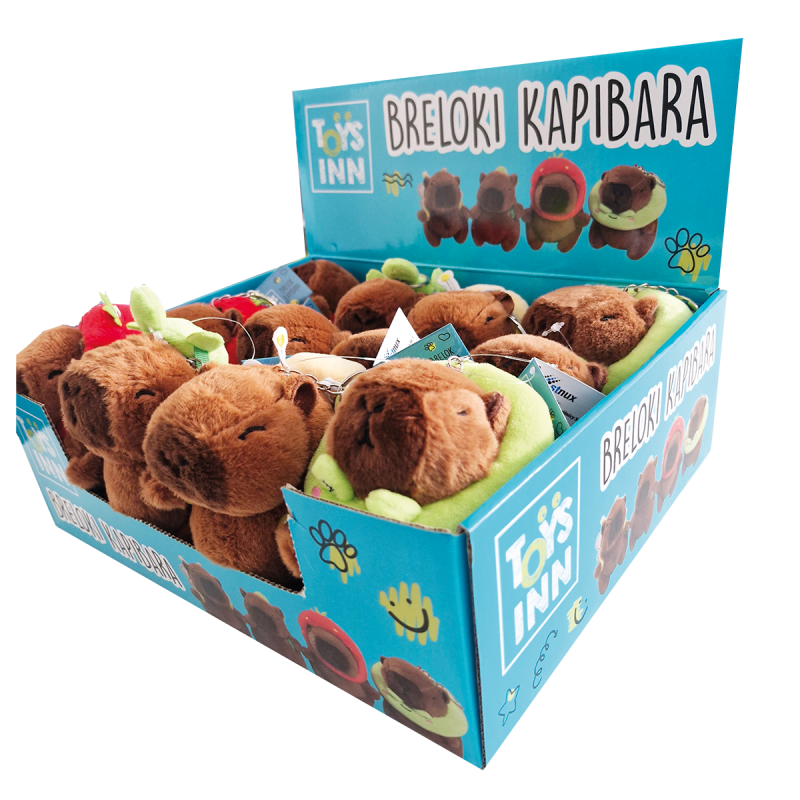 BRELOK MASKOTKA KAPIBARA TOYSINN - MIX