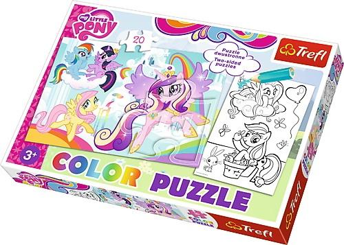 PUZZLE 20 TREFL COLOR KUCYKI PONY W SWOJE KRAINIE