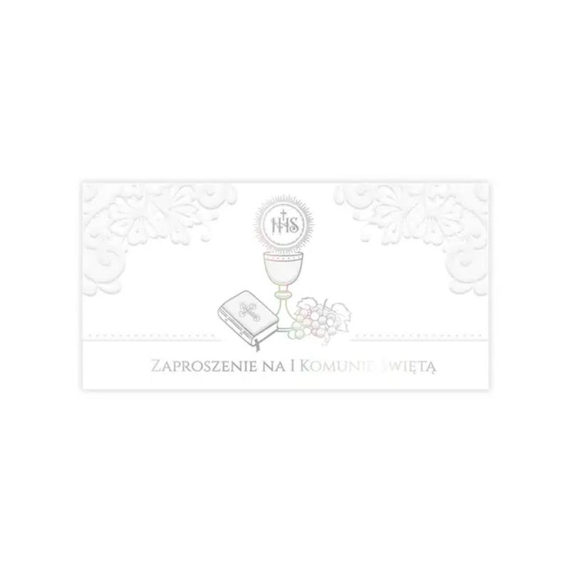 ZAPROSZENIA LUX A/10 KOTEK KOMUNIA