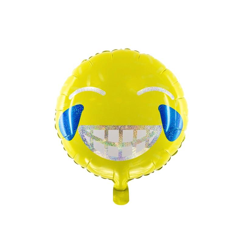 BALON FOLIOWY EMOTIKON UŚMIECH 45CM